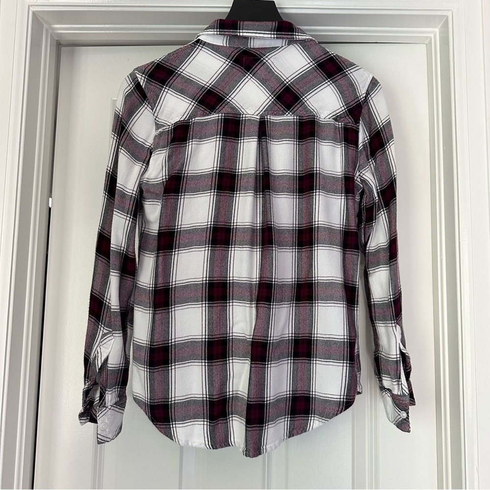 Rails Hunter Plaid Button-Up Shirt - Size S - Picture 7 of 10